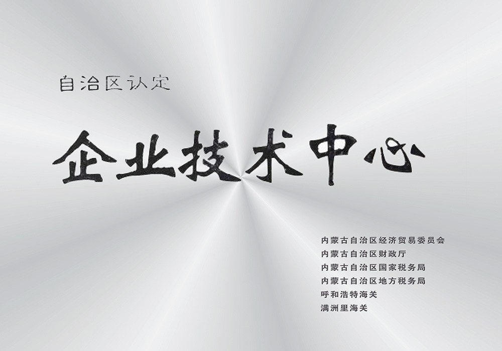研發(fā)中心被自治區(qū)認定為企業(yè)技術(shù)中心